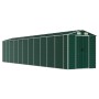 Capanno da Giardino Verde 191x980x198 cm in Acciaio Zincato