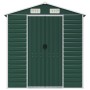 Capanno da Giardino Verde 191x980x198 cm in Acciaio Zincato