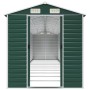 Capanno da Giardino Verde 191x980x198 cm in Acciaio Zincato