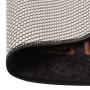 Tappeto Lavabile φ120 cm Nero e Oro Antiscivolo