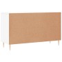 Credenza Bianca 100x36x60 cm in Legno Multistrato