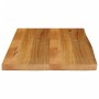 Piano Tavolo Bordi Vivi 80x60x3,8 cm in Legno Massello di Mango