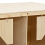 Casetta Cova per Galline 5 Scomparti 117x33x38 cm Legno di Pino