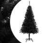 Albero di Natale Artificiale con Supporto Nero 120 cm PVC