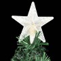 Albero di Natale Preilluminato con Supporto 120 cm Fibra Ottica