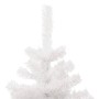 Albero di Natale Preilluminato con Vaso Bianco 150 cm in PVC