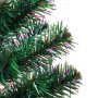 Albero di Natale Artificiale Punte Iridescenti Verde 150 cm PVC