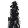 Albero di Natale Artificiale Apribile Nero 150 cm PET