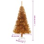 Albero di Natale Artificiale con Supporto Oro 120 cm PET