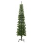 Albero di Natale Artificiale Sottile con Base 240 cm PE