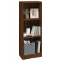 Libreria 3 Ripiani Rovere Marrone 40x24x109cm Legno Multistrato