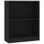 Libreria Nera 60x24x76 cm in Legno Multistrato