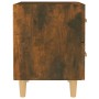 Comodino in Rovere Fumo 40x35x47,5 cm