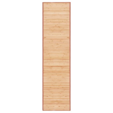 Tappeto in Bambù 80x300 cm Marrone