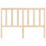 Testiera per Letto 146x4x100 cm in Legno Massello di Pino