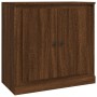 Credenza Rovere Marrone 70x35,5x67,5 cm in Legno Multistrato