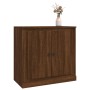 Credenza Rovere Marrone 70x35,5x67,5 cm in Legno Multistrato