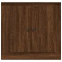 Credenza Rovere Marrone 70x35,5x67,5 cm in Legno Multistrato