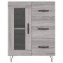 Credenza Grigio Sonoma 69,5x34x180 cm in Legno Multistrato