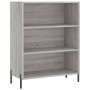 Credenza Grigio Sonoma 69,5x32,5x180 cm Legno Multistrato