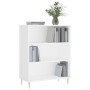 Libreria Bianca 69,5x32,5x90 cm in Legno Multistrato