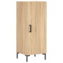 Credenza Rovere Sonoma 34,5x34x180 cm in Legno Multistrato