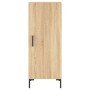 Credenza Rovere Sonoma 34,5x34x180 cm in Legno Multistrato