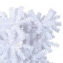 Albero di Natale Artificiale Capovolto con Base Bianco 150 cm