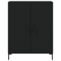 Credenza Nera 69,5x34x90 cm in Legno Multistrato