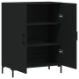 Credenza Nera 69,5x34x90 cm in Legno Multistrato