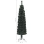 Albero Natale Artificiale Sottile Supporto 210 cm Fibra Ottica