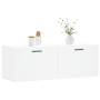 Mobile a Parete Bianco 100x36,5x35 cm in Legno Multistrato