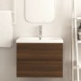 Mobile Lavabo Rovere Marrone 60x38,5x45 cm in Legno Multistrato