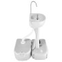 Serbatoio Acqua Portatile con Adattatore 24 L Grigio
