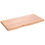 Ripiano Muro Marrone 80x40x(2-4) cm Massello Rovere Trattato