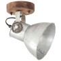 Lampade da Parete/Soffitto 2 pz Industriale Argento 20x25cm E27