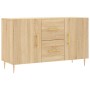 Credenza Rovere Sonoma 100x36x60 cm in Legno Multistrato