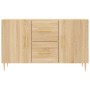 Credenza Rovere Sonoma 100x36x60 cm in Legno Multistrato