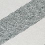Copriletto a Righe in Cotone 125x150 cm Verde Scuro