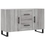 Credenza Grigio Sonoma 100x36x60 cm in Legno Multistrato