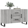 Credenza Grigio Sonoma 100x36x60 cm in Legno Multistrato