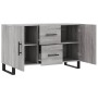 Credenza Grigio Sonoma 100x36x60 cm in Legno Multistrato