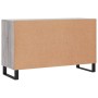 Credenza Grigio Sonoma 100x36x60 cm in Legno Multistrato