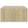 Tavolini Salotto 4pz Rovere Sonoma 33x33x33cm Legno Multistrato