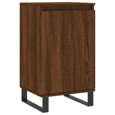 Credenza Rovere Marrone 40x35x70 cm in Legno Multistrato