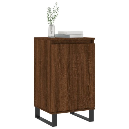 Credenza Rovere Marrone 40x35x70 cm in Legno Multistrato