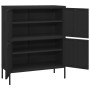 Armadietto Nero 80x35x101,5 cm in Acciaio