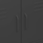 Armadietto Nero 80x35x101,5 cm in Acciaio