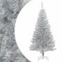 Albero di Natale Artificiale con Supporto Argento 120 cm PET