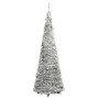 Albero di Natale Artificiale Pop-up Neve Fioccata 100 LED 150cm